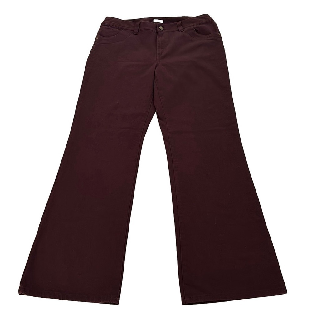 Liz & Co Stretch Jeans, Size 12, Maroon